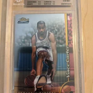 Media '1998-99 Finest #230 Vince Carter BGS 9.5 Gem Mint' in album 'Vince Carter Graded Rookie PC'