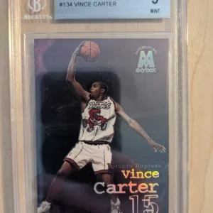 1998-99 Skybox Molten Metal #134 Vince Carter BGS 9 Mint