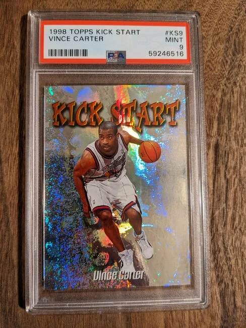 1998 Topps Kick Start #KS9 Vince Carter PSA 9 MINT